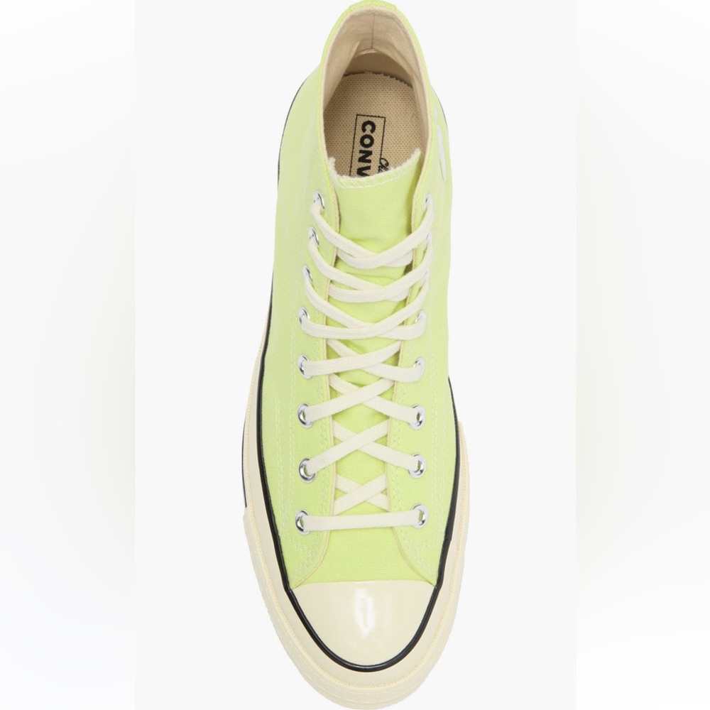 NEW| Converse Unisex Chuck Taylor All Star 70 High Top Sneaker In Citron - Picture 8 of 9